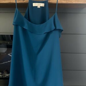 Loft Blue Sleeveless Top